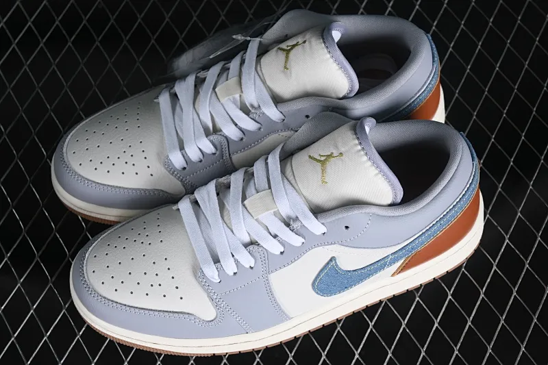 All categories Air Jordan Jordan series basketball shoes Air Jordan 1 Low Air Jordan 1 Low AJ1 Joe 1 contrast denim low-top cultural casual sneakers FZ5046-041